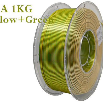 PLA 3D Printing Filament 1KG - Yellow+Green