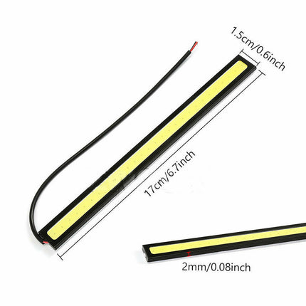 10X 12V White LED Strip Lights Bars Camping Caravan Boat Car COB - salelink.co.nz