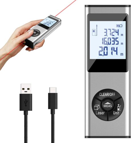100m Laser Tape Measure Accurate Distance Meter Construction