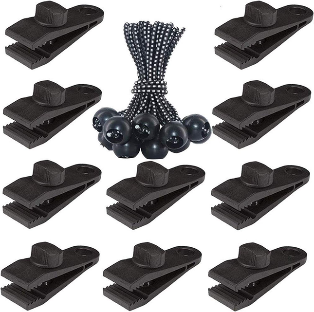 Tarp Clips Camping Tent Clamps