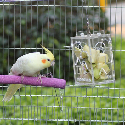 Birds Toys Food Parrot Foraging Feeder Cage