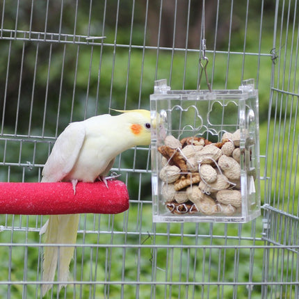 Birds Toys Food Parrot Foraging Feeder Cage