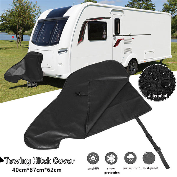 Caravan Hitch Cover Trailer Tow Ball Coupling Lock Cover Waterproof PVC Nylon