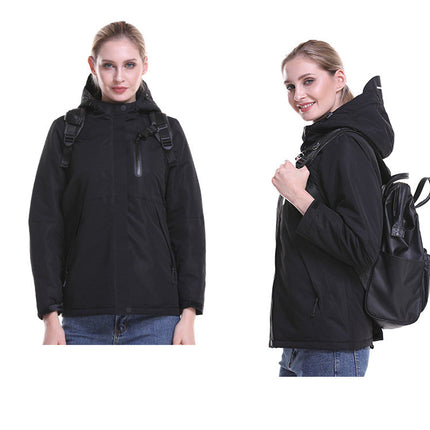 XL Women Electric Heated Jacket Coat Thermal - salelink.co.nz