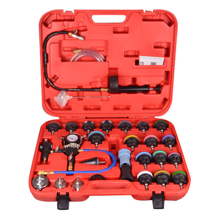 28 Piece Radiator Pressure Tester Kit - salelink.co.nz
