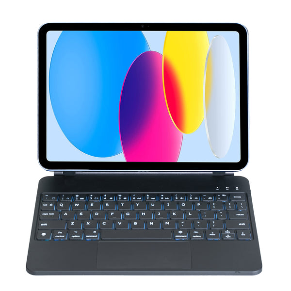 Keyboard Case for iPad 10.9 10th Gen 2022, Magnetic Keyboard Trackpad
