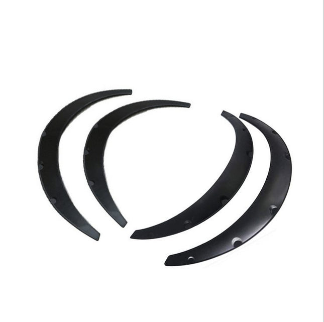 4pcs Car Fender Flares Flexible Body Wheel Arches Extra Wide Universal - salelink.co.nz
