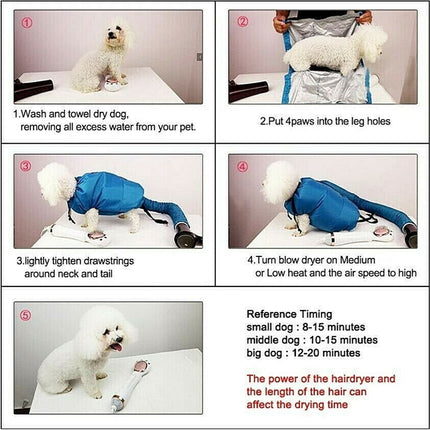 Dog Cat Dryer Accessories Suitable for 6-12kg Oxford Cloth for Bath Grooming Drying