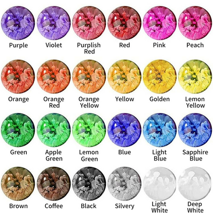24 Bottle Resin Pigment Kit Liquid Dye - salelink.co.nz
