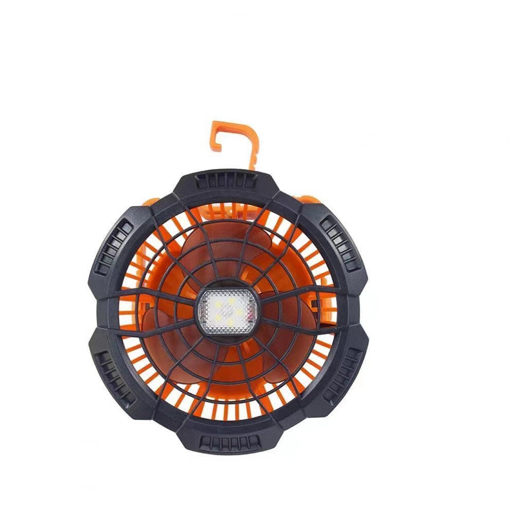 Outdoor Portable Tent Fan LED Light Rechargeable Hanging Camping Lantern +Remote