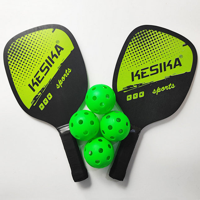 Pickleball Paddle with Portable Bag, 4 balls