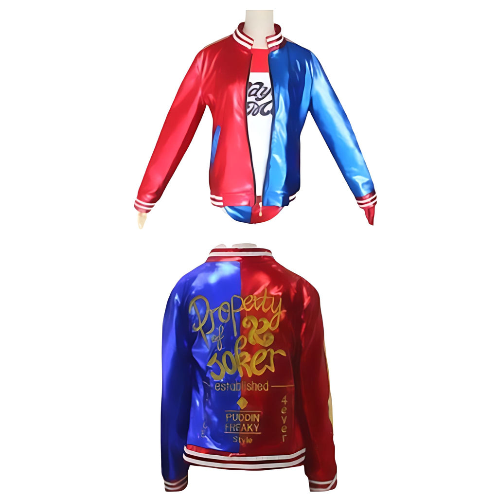 M Harley Quinn Suicide Squad Costume Cosplay Jacket Halloween