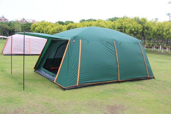 Camping Tent 6-10persons 380x260x195cm Green