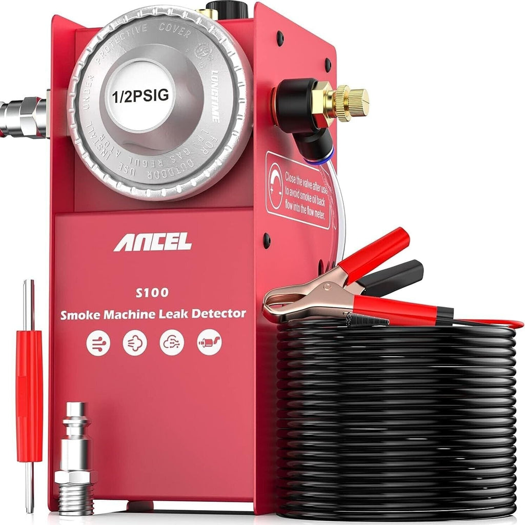 ANCEL S100 Automotive EVAP Smoke Machine Diagnostic Fuel Pipe Leak Detector Tester