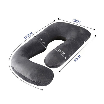 Pregnancy Pillow - Grey - salelink.co.nz