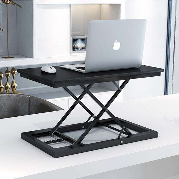 Height Adjustable Computer Desk - Black