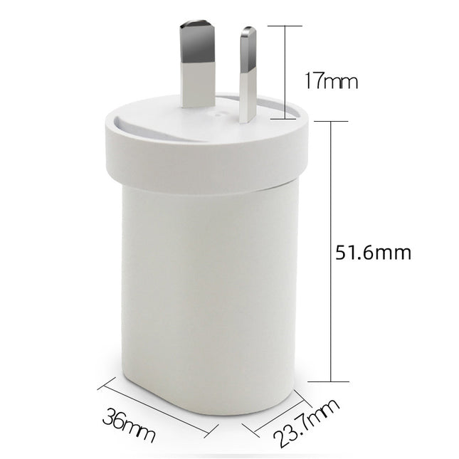 2 Port USB Phone Charger 5V 2A Dual USB Wall Charging AC Adapter NZ Plug - salelink.co.nz