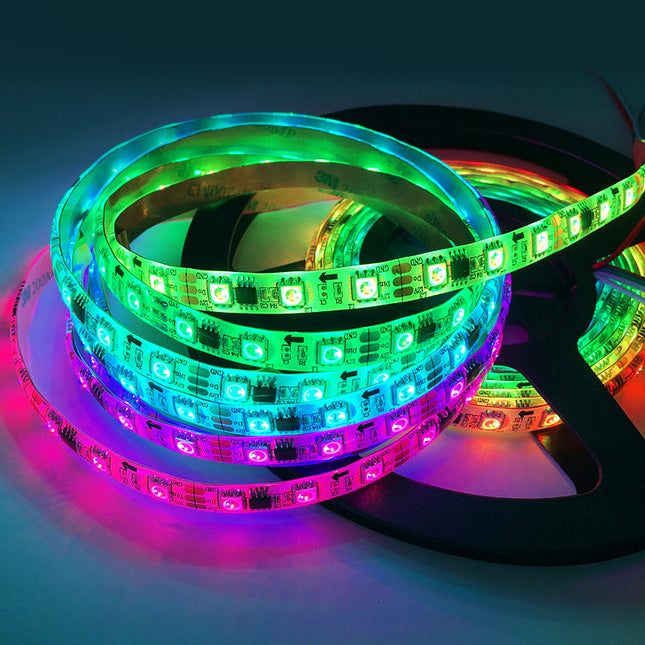 12V 5050 5M RGBW LED Strip Light RGB + Cool White Multi-Color - salelink.co.nz