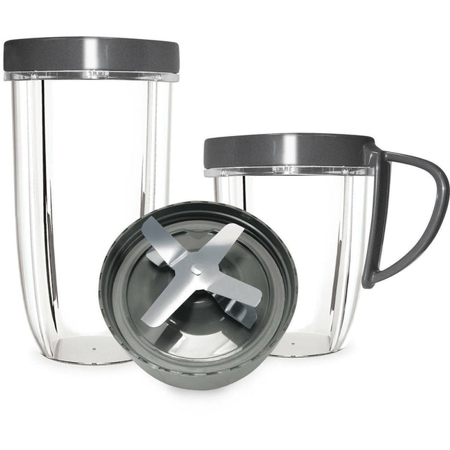 5pcs Cups and Blade Replacement Kit For NutriBullet Juicer 900W/600W - salelink.co.nz