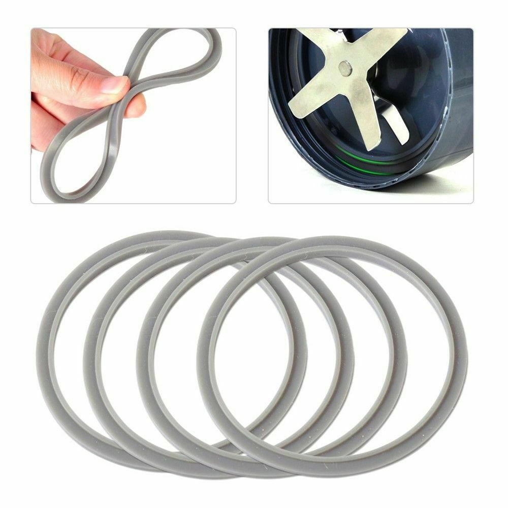 4Pcs NEW Gasket Seal Grey Ring For Nutri Bullet 900