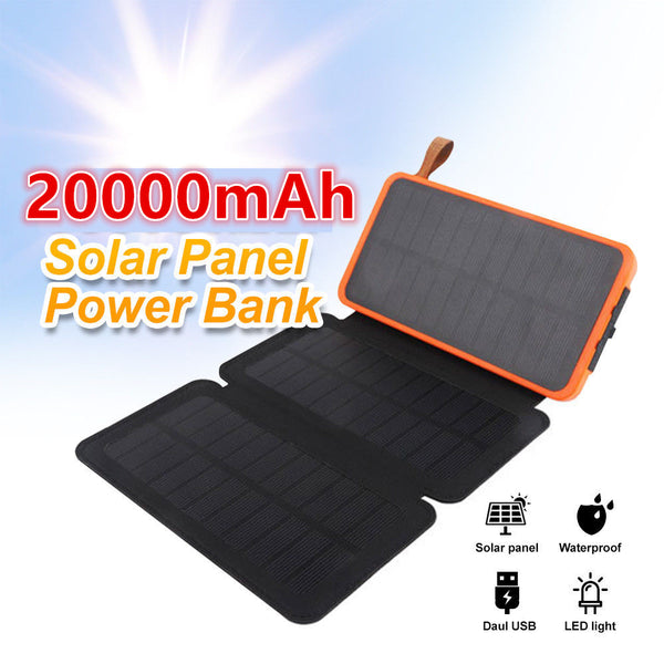 20000mAh Solar Power Bank