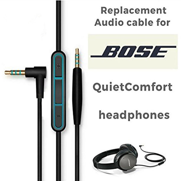 Cable Remote Mic For Bose QuietComfort 25 35 QC25 QC35