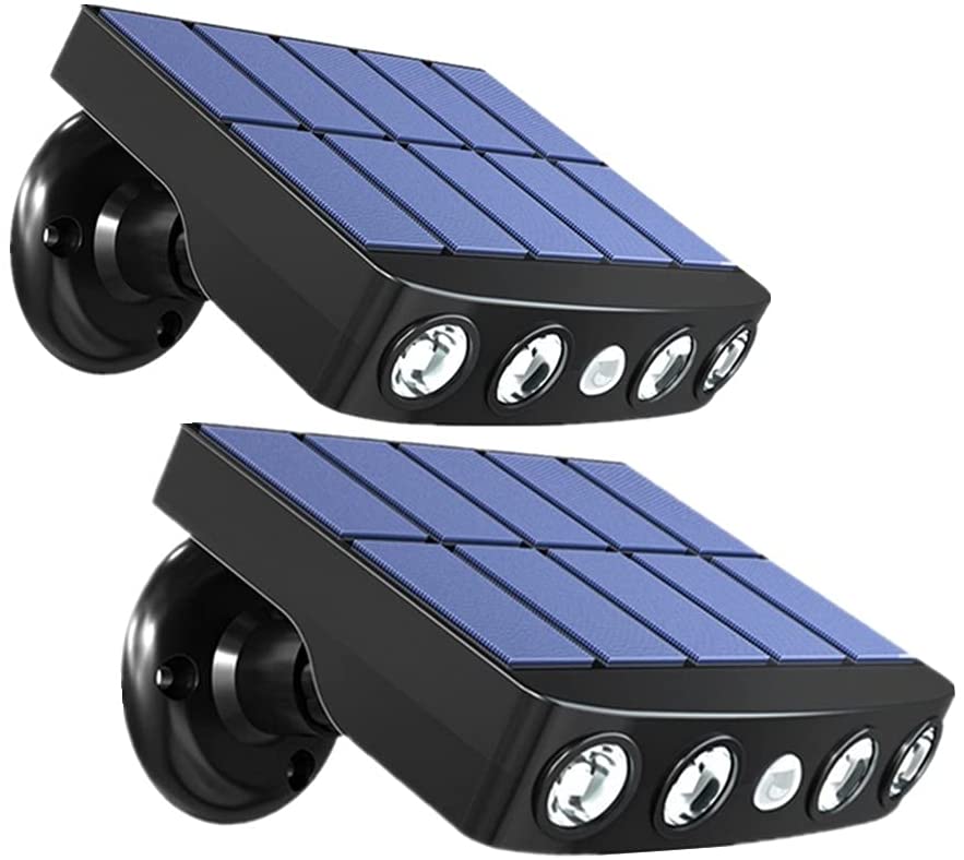2PCS Solar Security Light with Motion Sensor