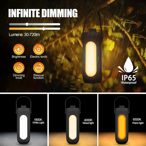 10000mAh LED Camping Light Green