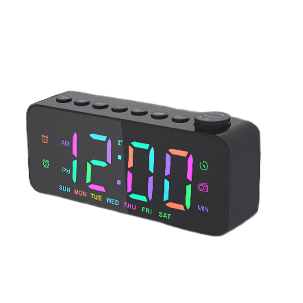 Digital Alarm Clock Black