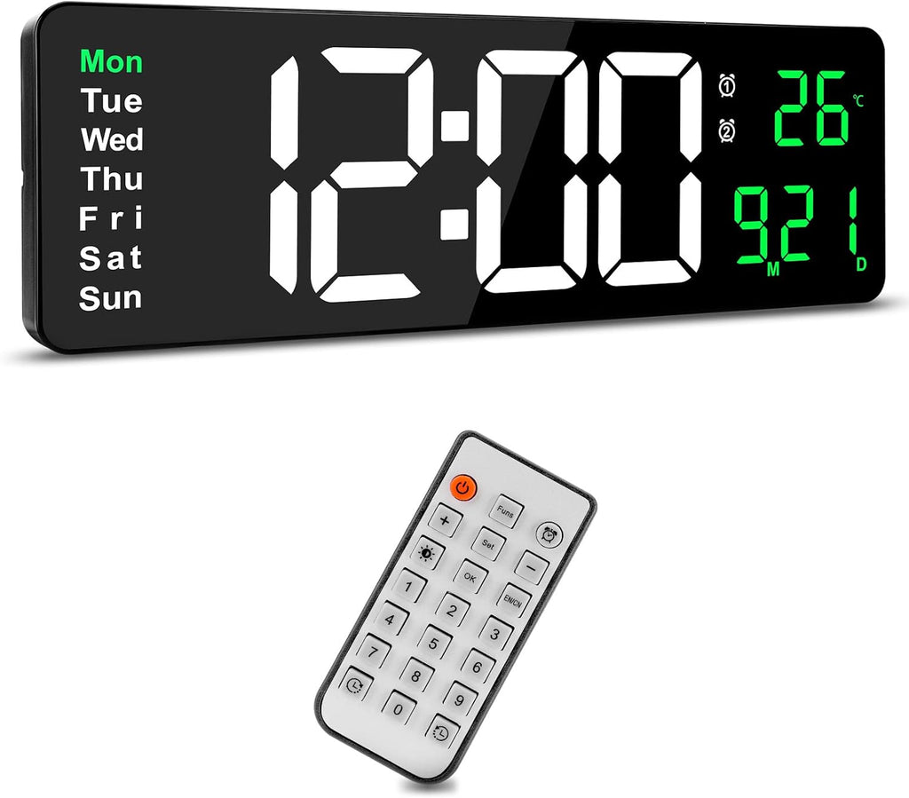 Large Digital Wall Clock