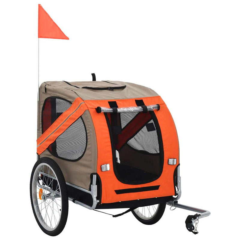 Pet Bike Trailer orange
