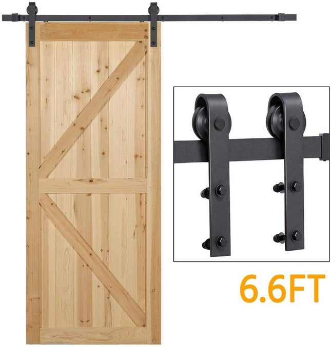2M Sliding Barn Door Hardware Kit