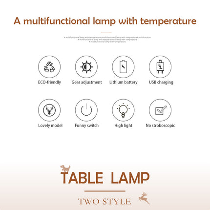 Led Rechargable Night Light Lamp