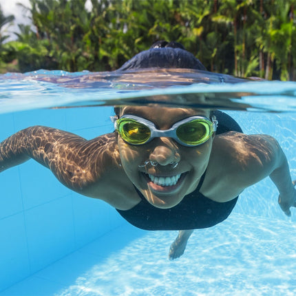 Adult Swimming Goggles Yellow