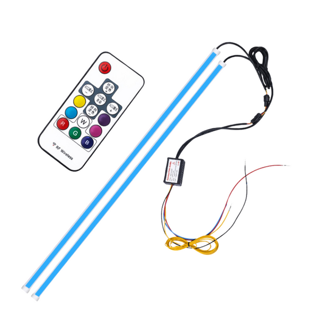 Car Soft Tube Guide Flexible LED Strip Daytime Running Light