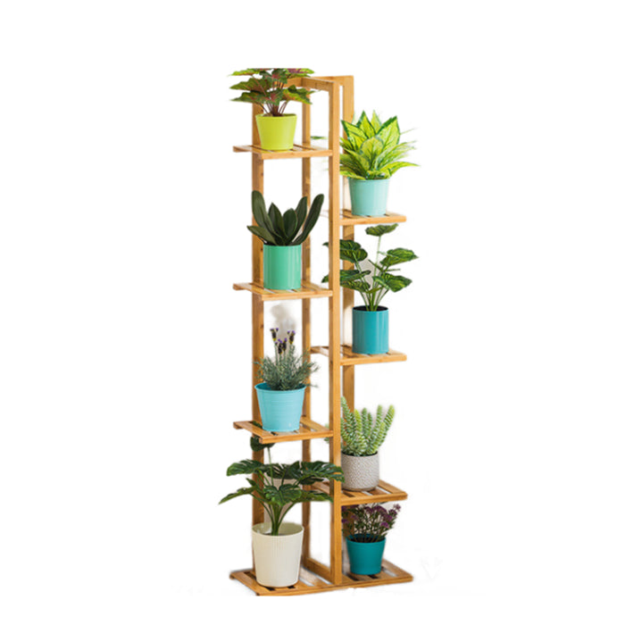 7 Tiers Bamboo Plant Stand Flower Shelf Rack