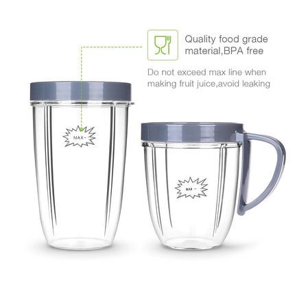Deluxe Upgraded Accessory Kit for NutriBullet - salelink.co.nz