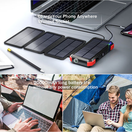 20000mAh Solar Charger Power Bank - salelink.co.nz