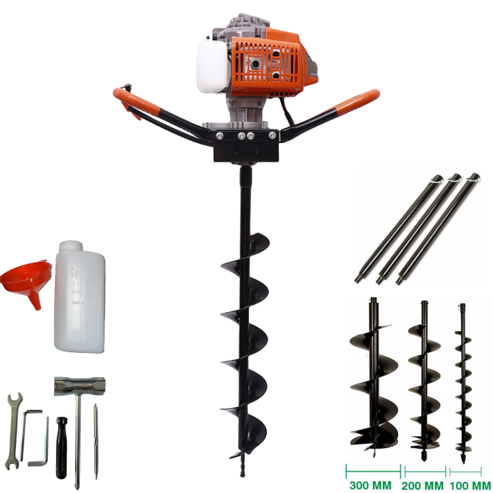 Post Hole Borer Earth Digger Set