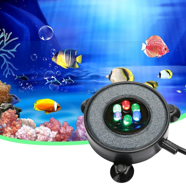 Aquarium Light Fish Tank Led Air Stone Bubble Light