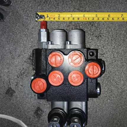 2 Spool Hydraulic Directional Control Valve 11 Gpm, Double Acting Cylinder Spool