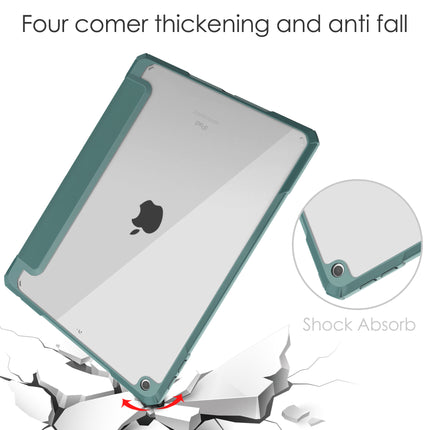 iPad 10.2 Case Clear Transparent Back Shell, Auto Sleep Wake - salelink.co.nz