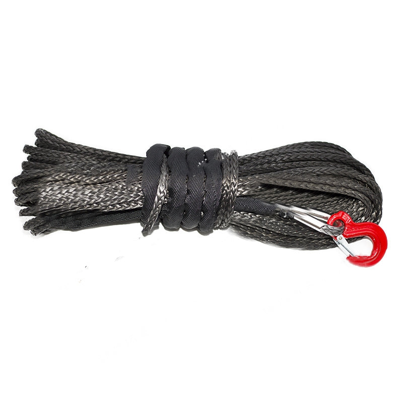 15M Winch Rope with Red Hook