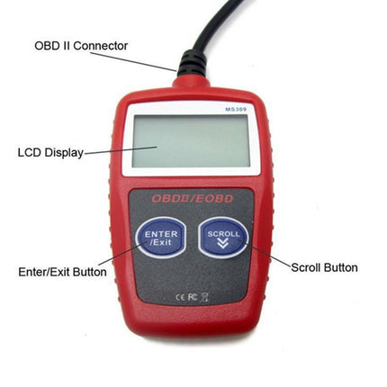 OBDII OBD2 CAR FAULT CODE READER SCANNER DIAGNOSTIC SCAN RESET Tool - salelink.co.nz