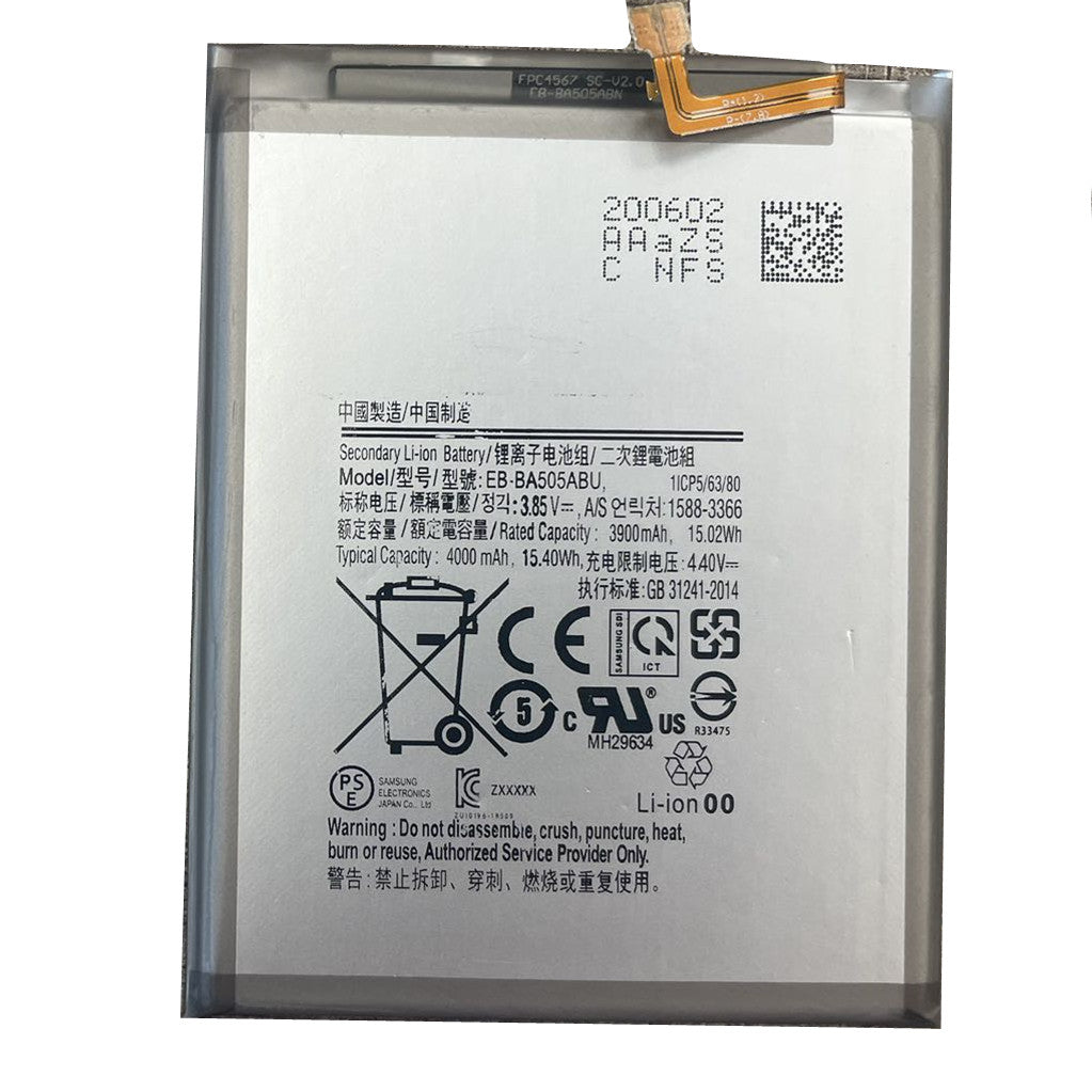 For Samsung A20 Battery EB-BA505ABU 4000mAh