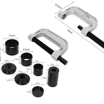 10pc Ball Joint Service Kit Remover Separator Adaptor 4x4 Garage Tool Car Van - salelink.co.nz