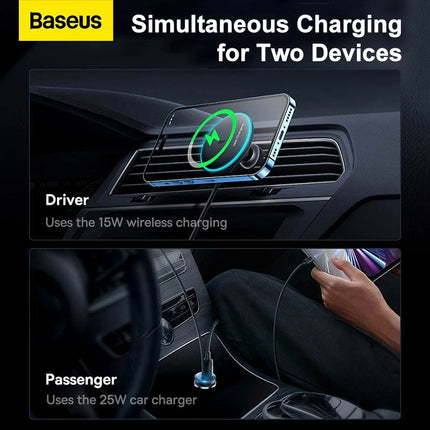 40W Car Magnetic Wireless Charger