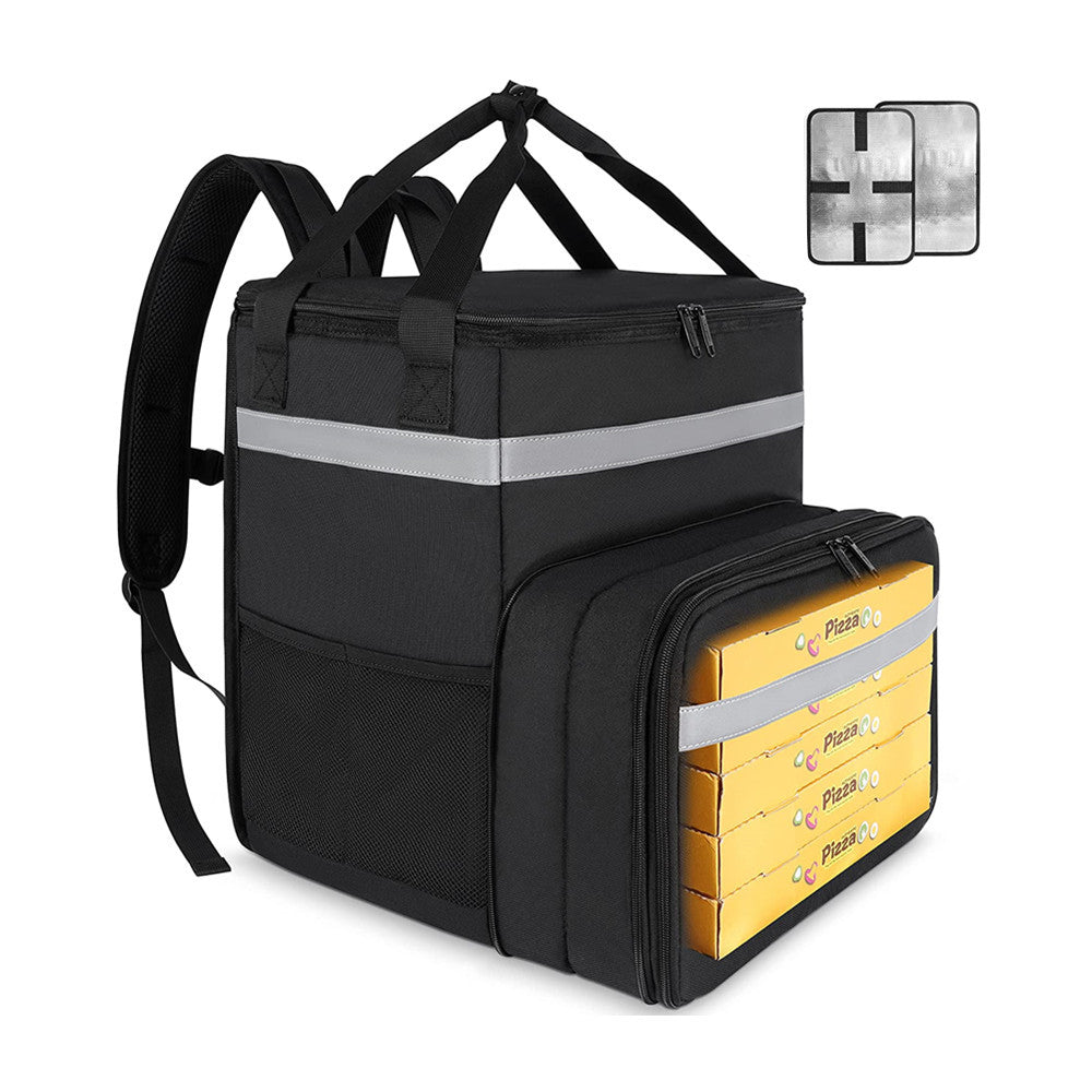 Food Delivery Backpack, Expandable Insulated Hot Pizza Bags salelink.co.nz