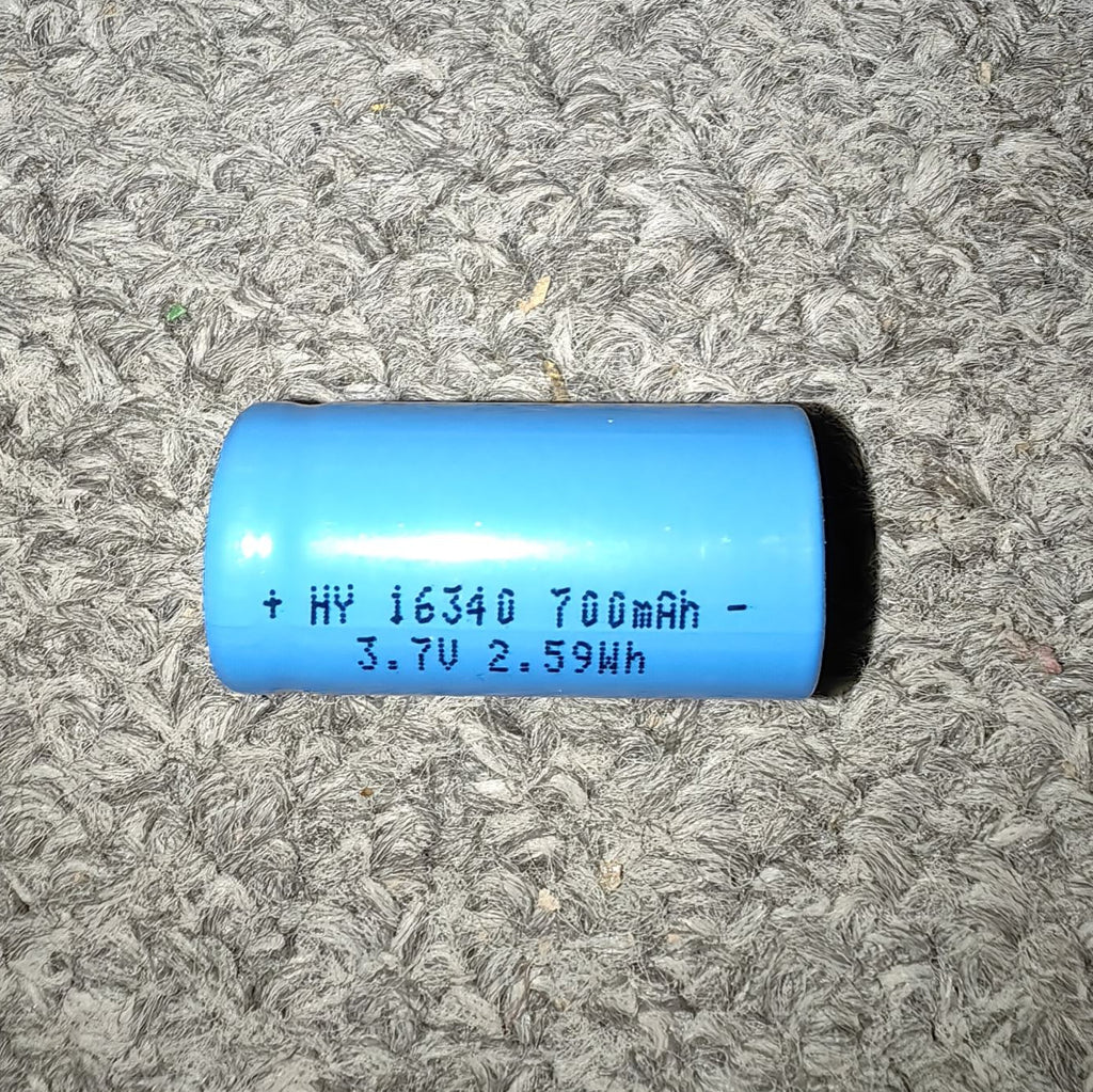 16340 Battery 700mAh 3.7V