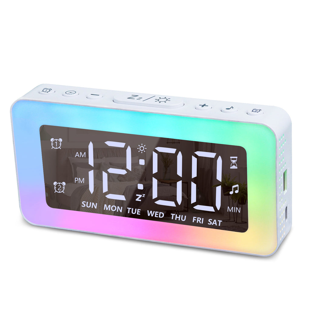 Digital Alarm Clock Colorful